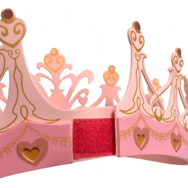 Queen Rosa sæt Sværd, skjold og krone