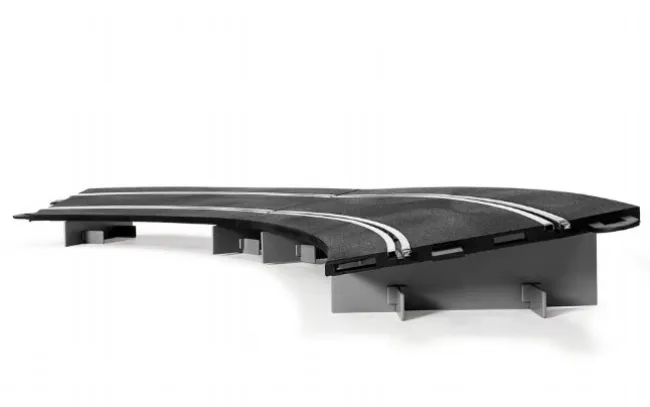Rad 3 Banked Curve 45 grader 2stk