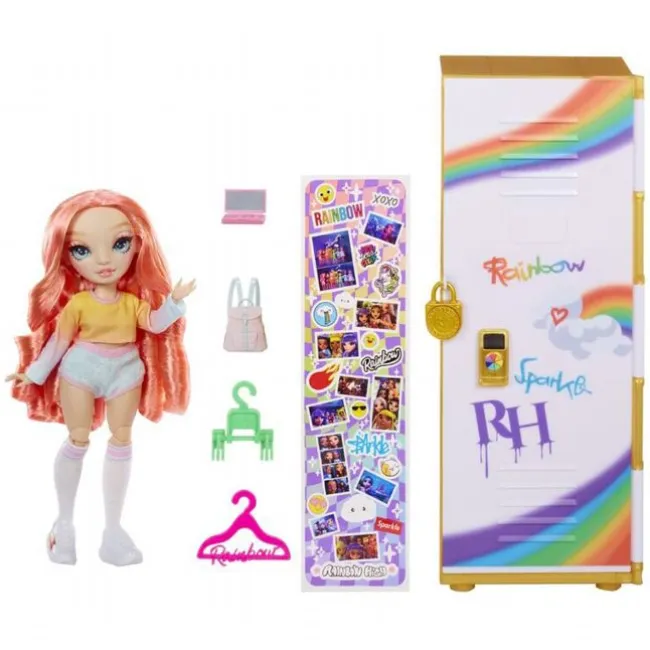 Rainbow High Skab og Dukke Playset
