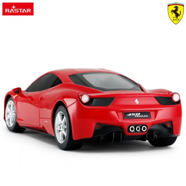 Rastar R/C 1:18 Ferrari 458 Italia Rød