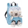 Rygsæk med bamse, koala blå