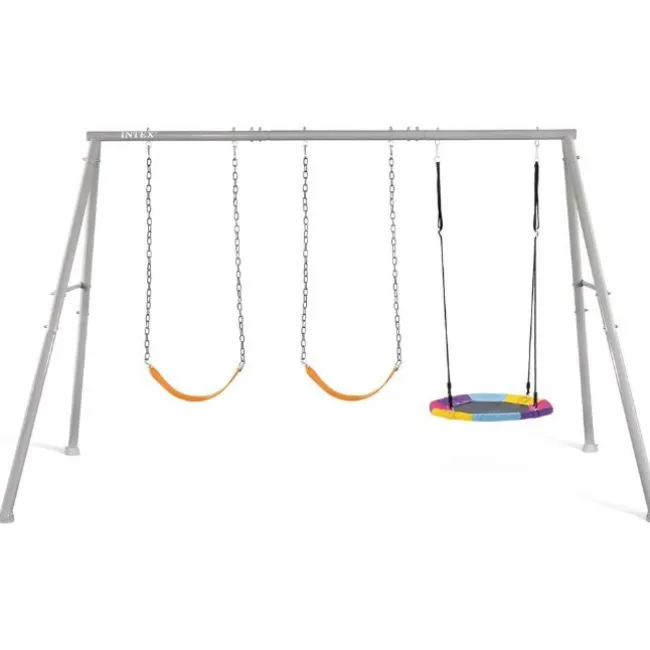 Saucer + Swing Gyngesæt med Tre Gynger
