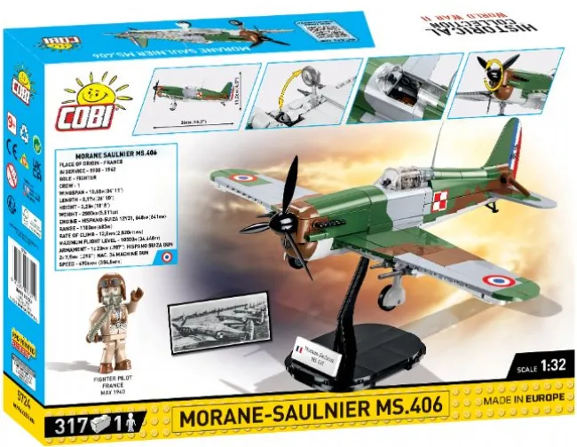 Sauliner MS406 Fransk Kampfly