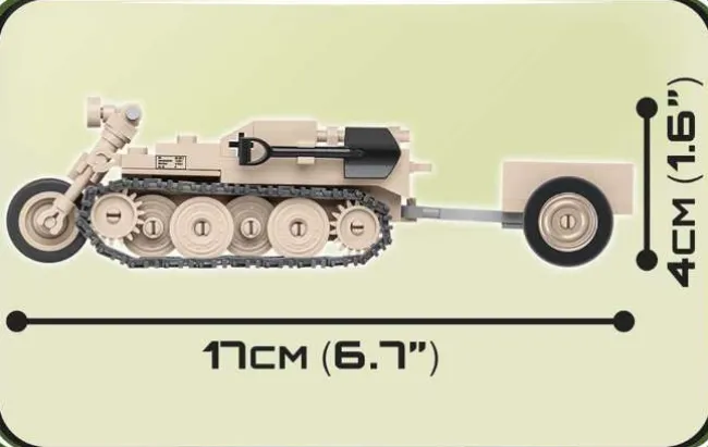 SD.KFZ. 2 Kettenkrad Militær Køretøj