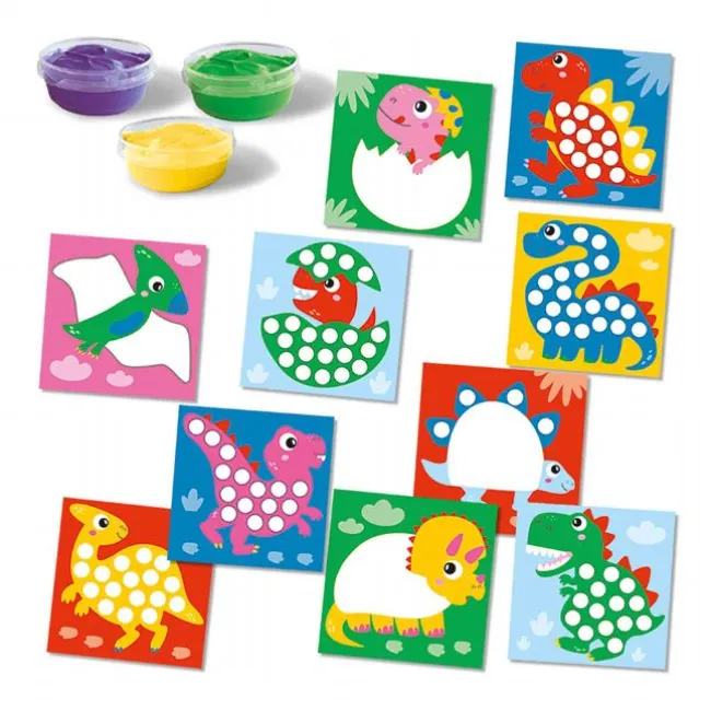 SES Creative - Fingermaling dinosaurer