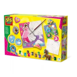 SES Creative - Støb + mal - Prinsesser