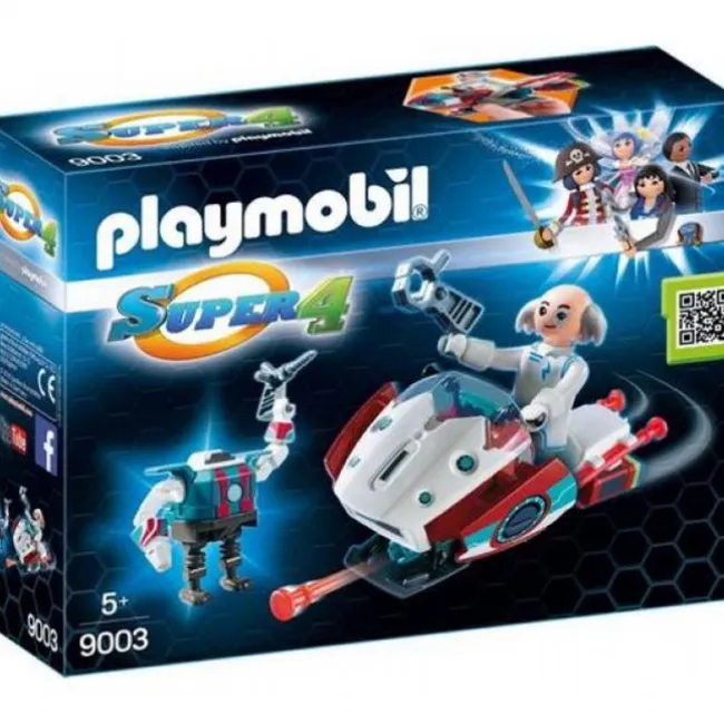 Skyjet med Dr. X og Robot