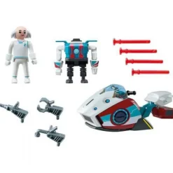Skyjet med Dr. X og Robot