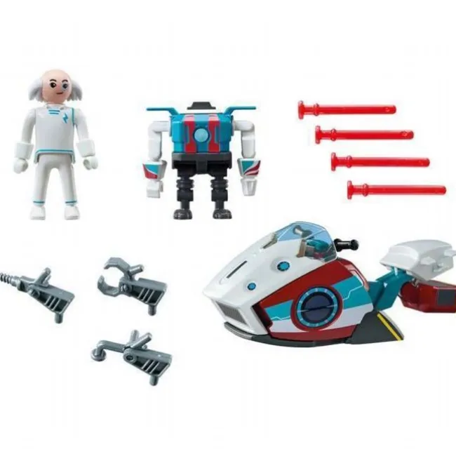 Skyjet med Dr. X og Robot