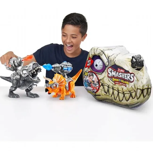 Smashers Dino Island T-Rex BattlePlayset