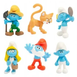 Smølfe Figursæt 6 pak