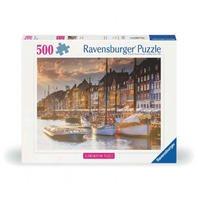 Solnedgang i København 500 Brikker