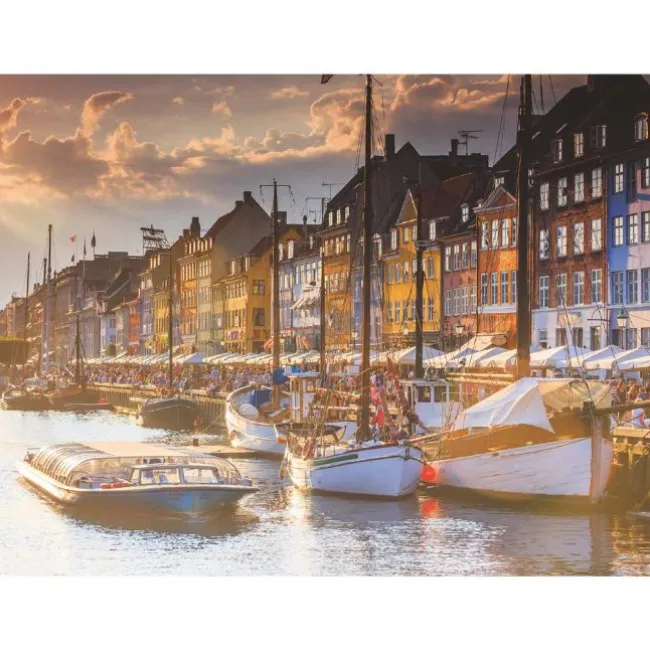 Solnedgang i København 500 Brikker