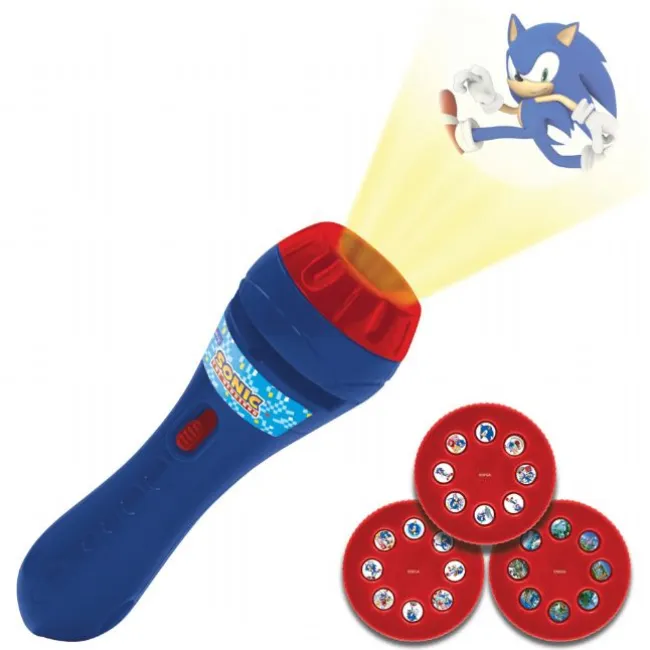 Sonic Lommelygte med Projektor