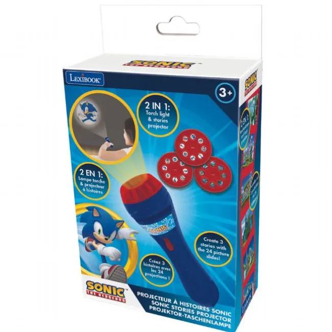 Sonic Lommelygte med Projektor