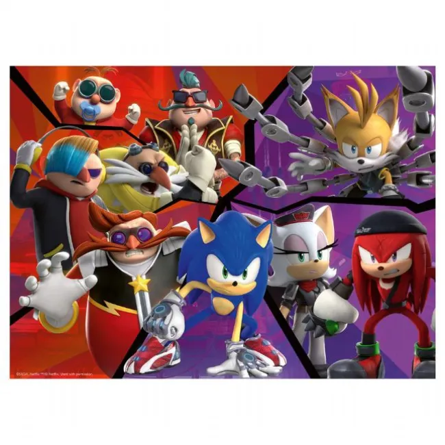 Sonic Prime XXL Puslespil 100 Brikker