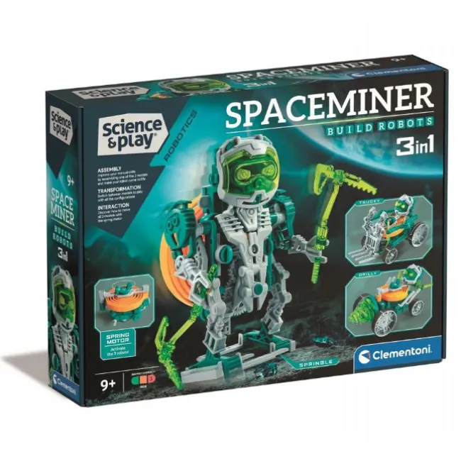 Space Miner 3-i-1 Robot Sæt