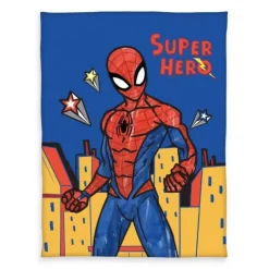 Spiderman Fleecetæppe 130x170 cm