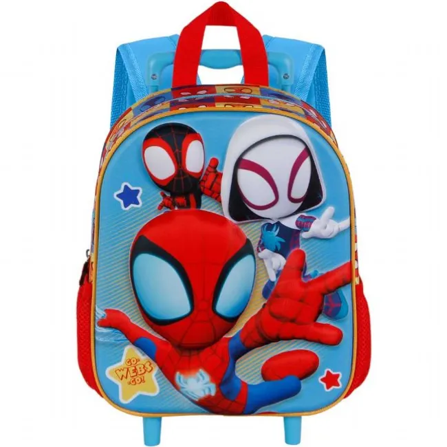 Spiderman Lille 3D Rygsæk med Hjul