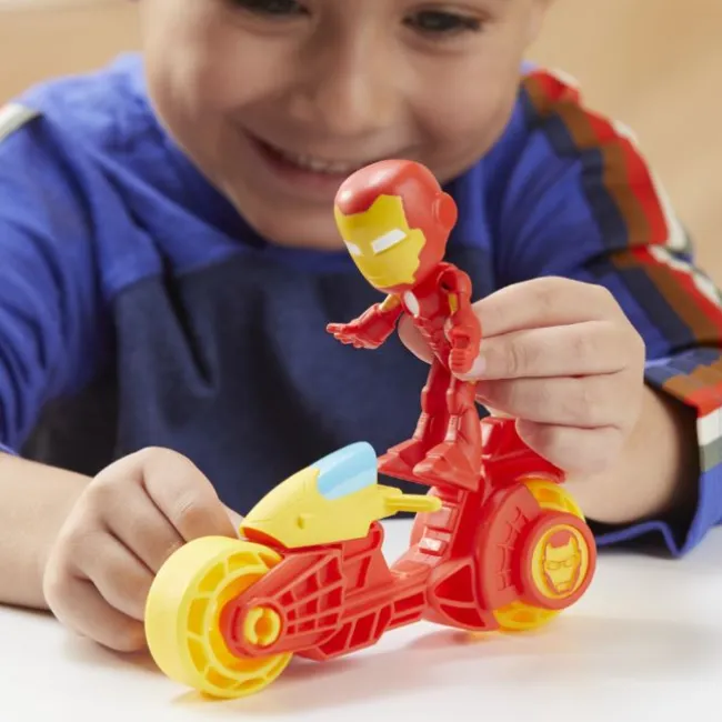 Spiderman Motorcykel Iron Man