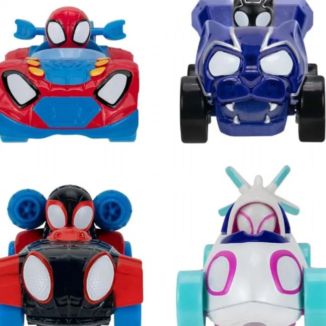 Spidey Amazin Metal Biler 4-pack