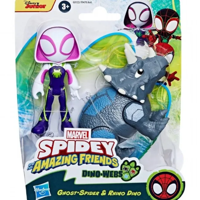 Spidey Dino Webs Ghost & Rhino Dino