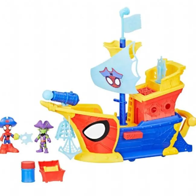Spidey Water-Webs Bubble Pirate Ship