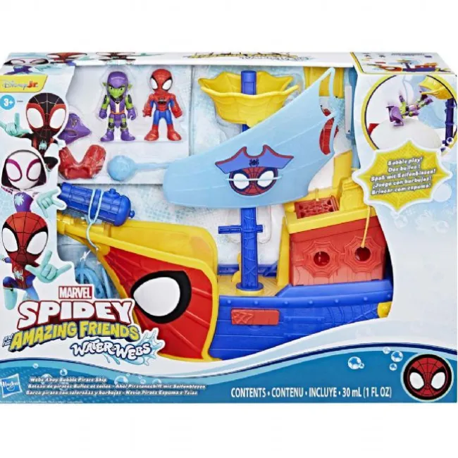 Spidey Water-Webs Bubble Pirate Ship