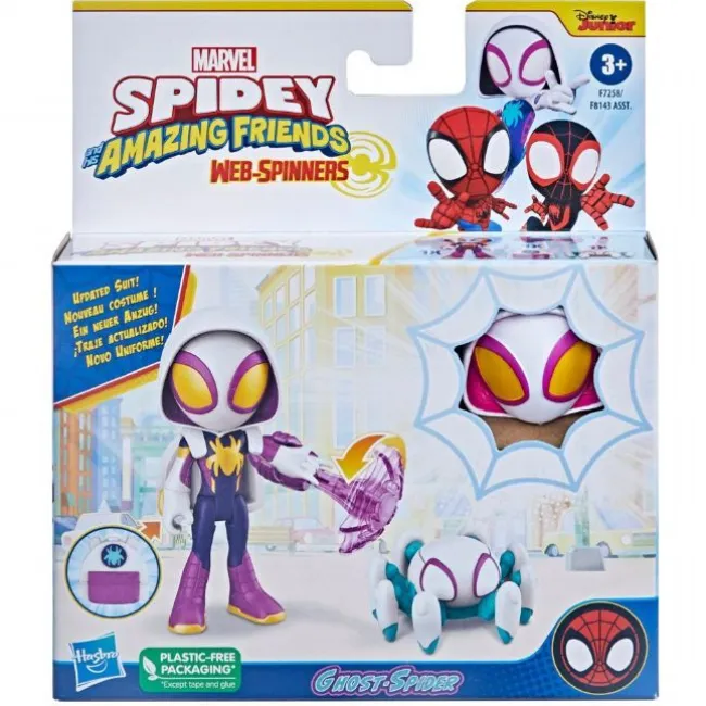Spidey Web-Spinners Ghost Spider Figur