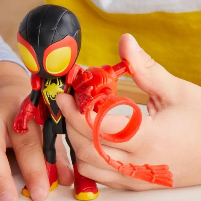 Spidey Web-Spinners Miles Morales Figur