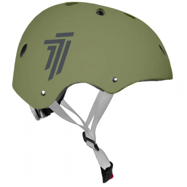 Sportshjelm Army Grøn str 52-56 cm
