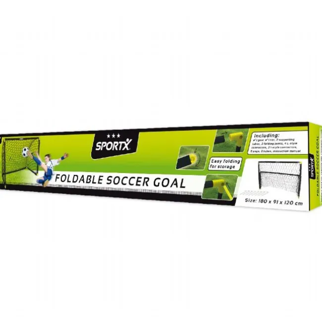 SportX Fodboldmål 180x91x120 cm