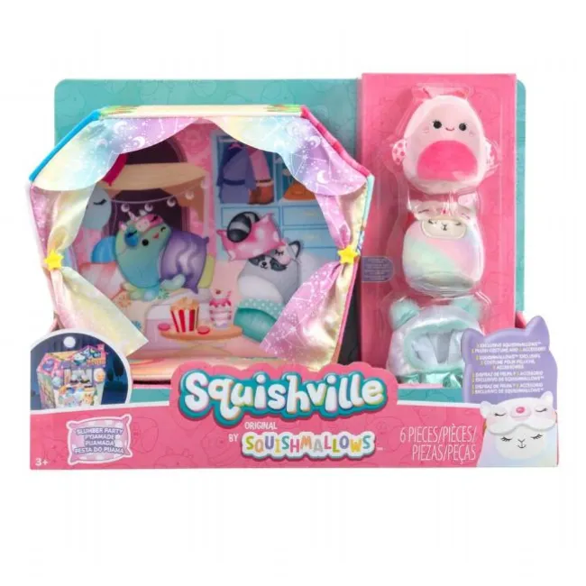 Squishville Pyjamasparty Luksus Legesæt