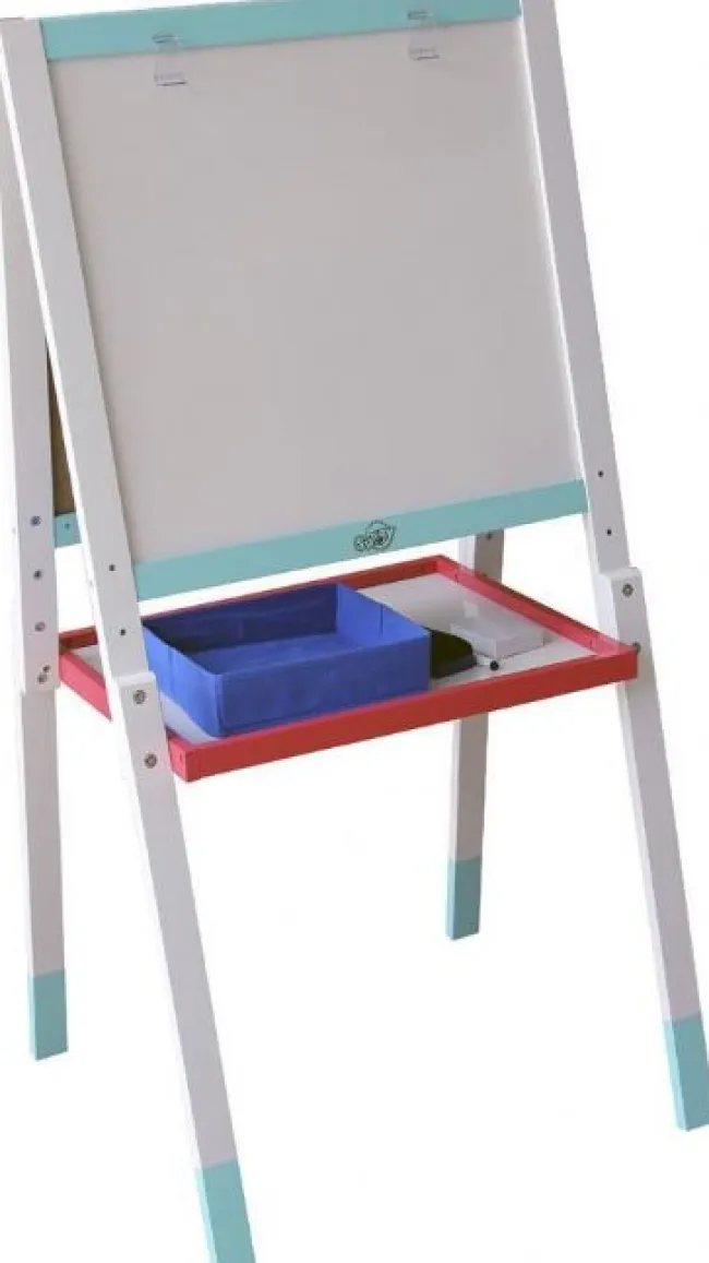 Staffeli med tavle og whiteboard lys