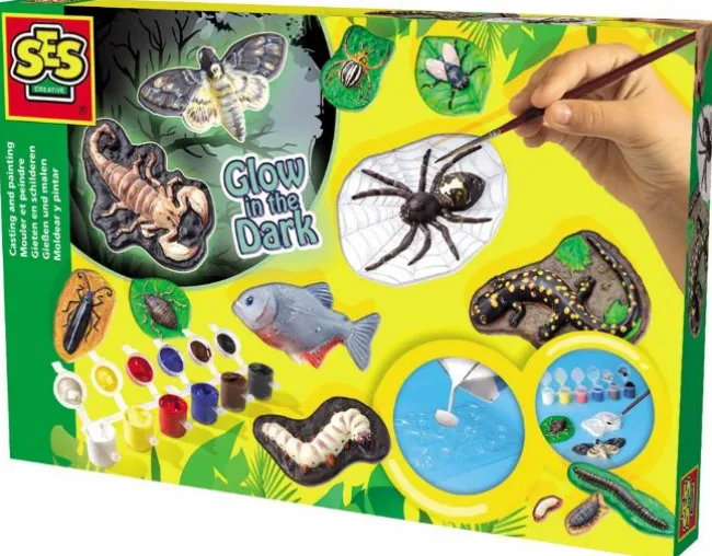 Støb & mal Insekter, lyser i mørke
