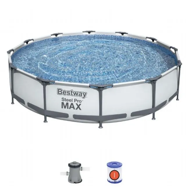 Steel Pro MAX Pool 6.473L 366x76cm