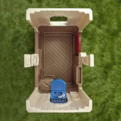 Step2 Grill hytten blå og rød
