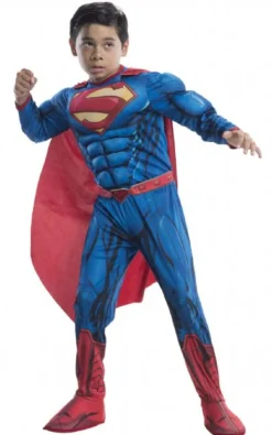 Superman Deluxe udklædning 140 cm