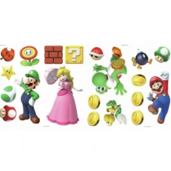 Super Mario Wallsticker 20stk
