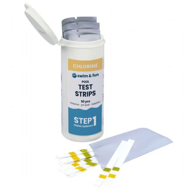 Teststrips Klor/pH 50 stk
