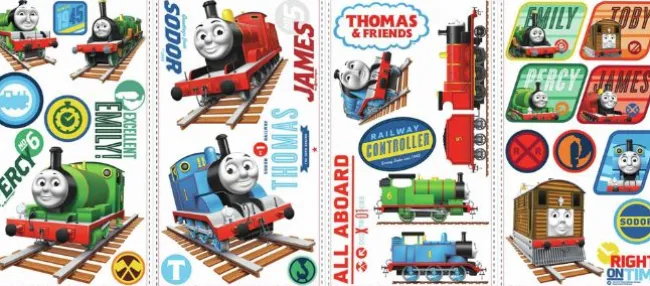 Thomas Tog Wallstickers