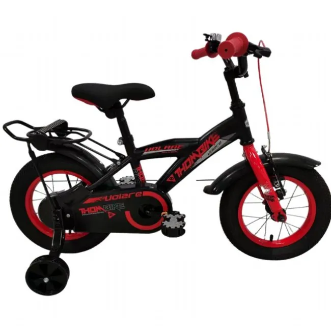 Thombike Børnecykel 12 tommer Sort Rød