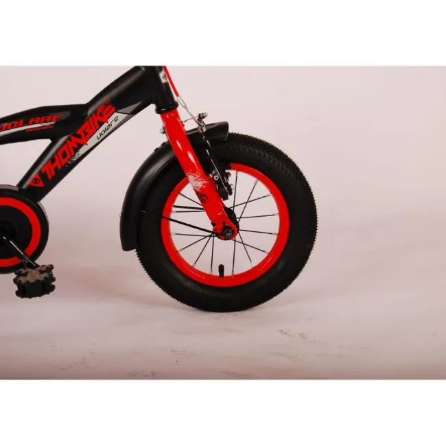 Thombike Børnecykel 12 tommer Sort Rød