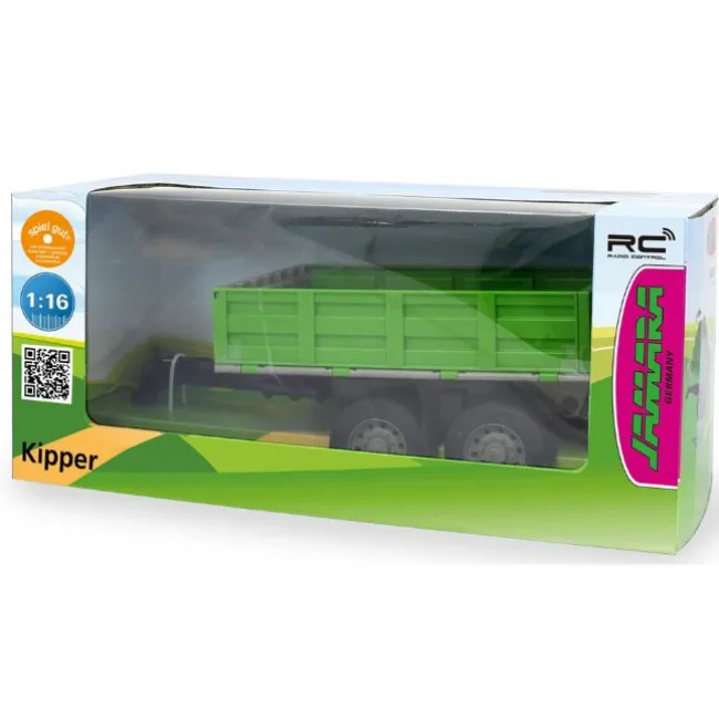 Tip Trailer grøn 1:16