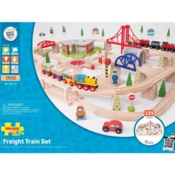Togsæt med remise 130 dele