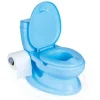 Toilet træner med lyd, blå