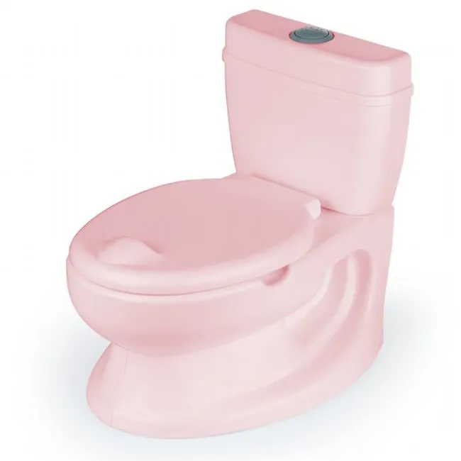 Toilet træner med lyd, Lyserød