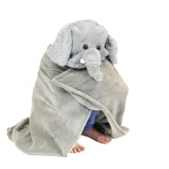 Tæppe med hætte, elefant
