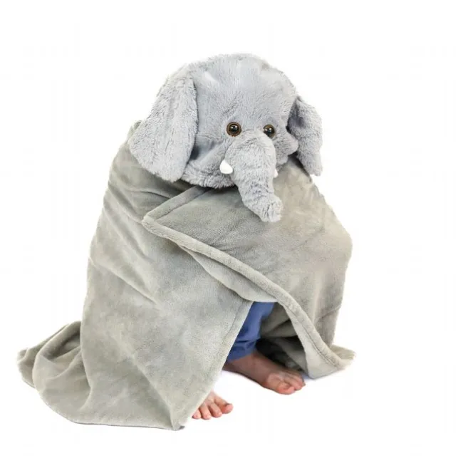 Tæppe med hætte, elefant