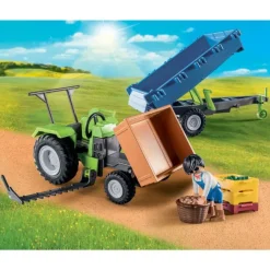 Traktor med anhænger